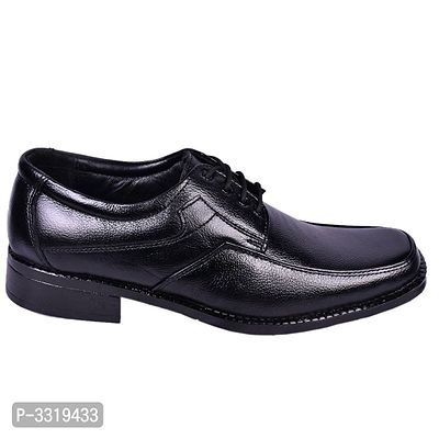 Men's Black Leather Formal Shoes-thumb2