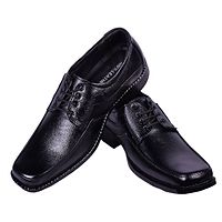 Men's Black Leather Formal Shoes-thumb2