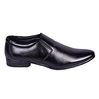 Men's Black Leather Formal Shoes-thumb1