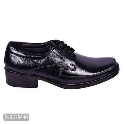 Men's Black Leather Formal Shoes-thumb2