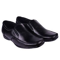 Men's Black Leather Formal Shoes-thumb1