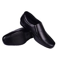 Men's Black Leather Formal Shoes-thumb3