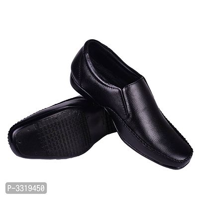 Men's Black Leather Formal Shoes-thumb4