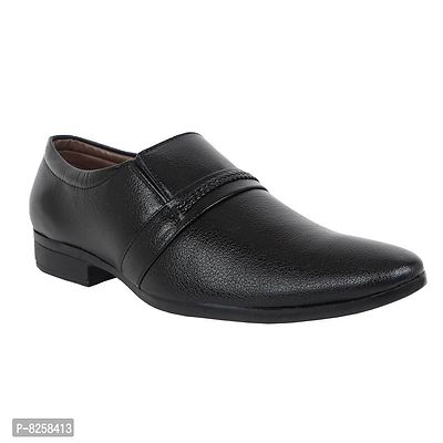 Men Black Slip on formal Shoes-thumb0