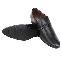 Men Black Slip on formal Shoes-thumb2