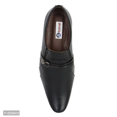 Men Mens Black Slip on formal Shoes-thumb3