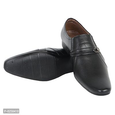 Men Mens Black Slip on formal Shoes-thumb4