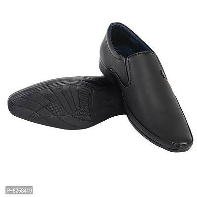 Men Mens Black Slip on formal Shoes-thumb3