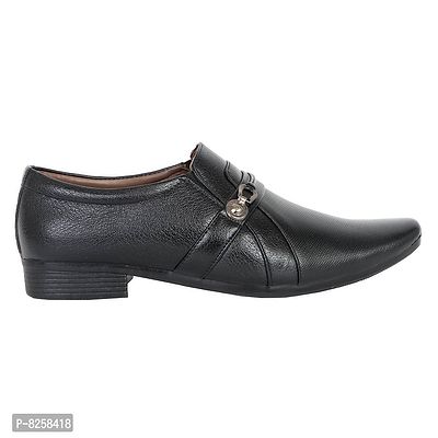 Men Mens Black Slip on formal Shoes-thumb2