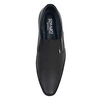 Men Mens Black Slip on formal Shoes-thumb3