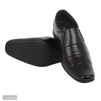 Men Mens Brown Slip on formal Shoes-thumb3