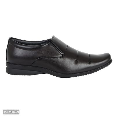 Men Mens Brown Slip on formal Shoes-thumb2