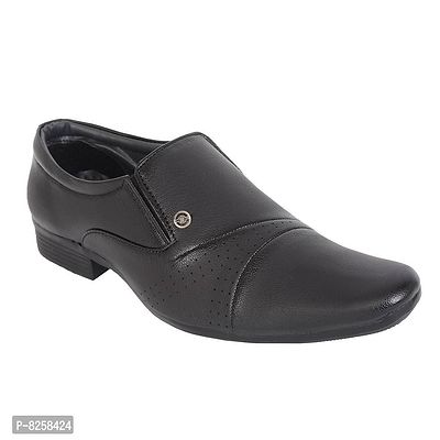 Mens Black Slip on formal Shoes