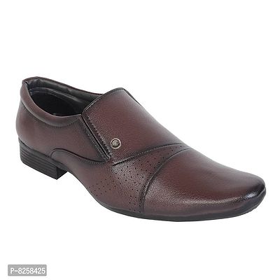 Mens Brown Slip on formal Shoes