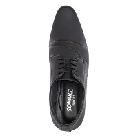Mens Black Lace up formal Shoes-thumb3