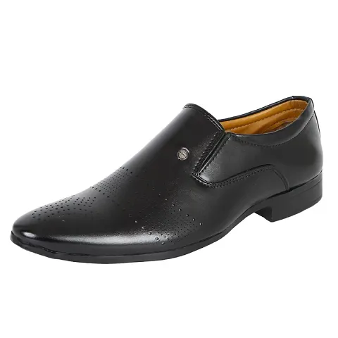 Men's Classic Synthetic Leather Slip-On Formal Shoes