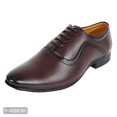 Brown Slip on Formal Shoes for Men and Boys-thumb0