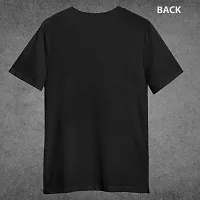 CORGA APPAREL Printed Graphic Print Men Round Neck Black TShirt-thumb1