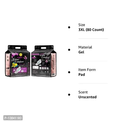 Extra Dry  Soft Leakage Free Sanitary Pads (40 Pads Packet) (320mm | XXXL Sanitary Napkins)-thumb0