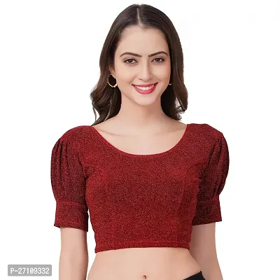 Classic Lycra Solid Blouses for Women