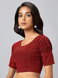 Classic Lycra Solid Blouses for Women-thumb3
