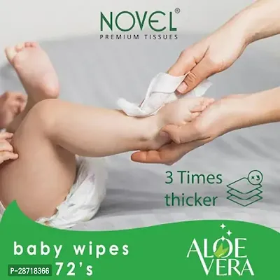 Baby Wet Wipes (Pack of 4-72 Sheet)-thumb4