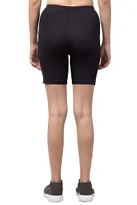 Kopykat Women's Fourway Lycra Active Shorties (kop-shorts-32_Black_L)-thumb3