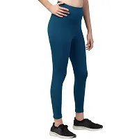 Kopykat Women's Slim Fit Spandex Tights (kop-tights-53-teal-s_teal Blue_s)-thumb2