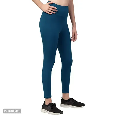 Kopykat Women's Slim Fit Spandex Tights (kop-tights-53-teal-s_teal Blue_s)-thumb3