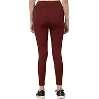 Kopykat Women's Slim Fit Spandex Tights (kop-tights-53-wine-3xl_Wine Red_3XL)-thumb3