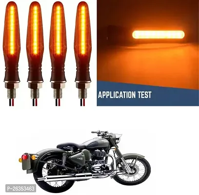 E-Shoppe High Quality Bike Yellow Indicator Light For Royal Enfield Battle Green