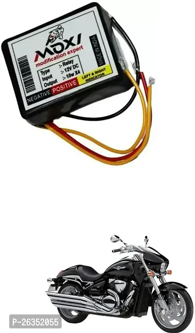 E-Shoppe Front Rear Hazard Relay Flasher Indicator Light for Suzuki Intruder M1800R-thumb0