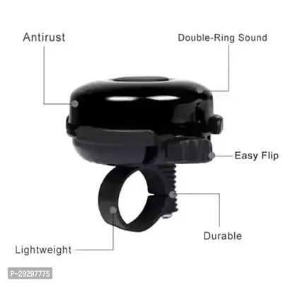 Durable Quality Ultra-Loud Cycle Trending Cycle Bell Black For Crest Dshox Db 26T Multisp-thumb4