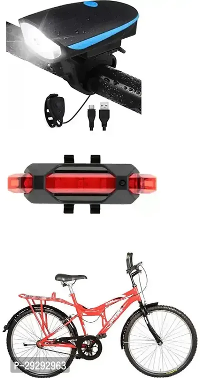 Cycle USB Rechargeable Front Cycle Light Back Tail Light-thumb0