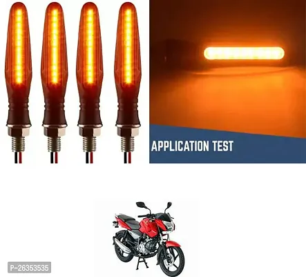 E-Shoppe High Quality Bike Yellow Indicator Light For Bajaj Pulsar-thumb0