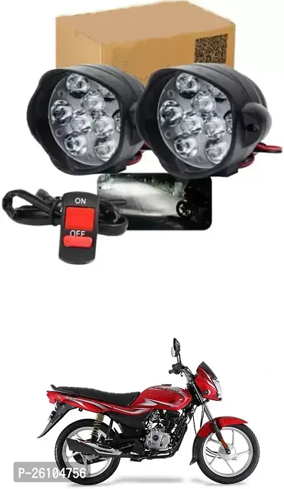 E-Shoppe 9 Led Fog Light For Bajaj ComforTec