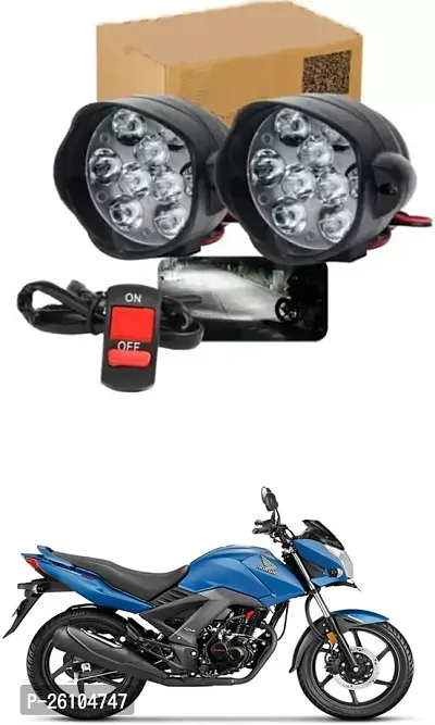 E-Shoppe 9 Led Fog Light For Honda CB Unicorn 160