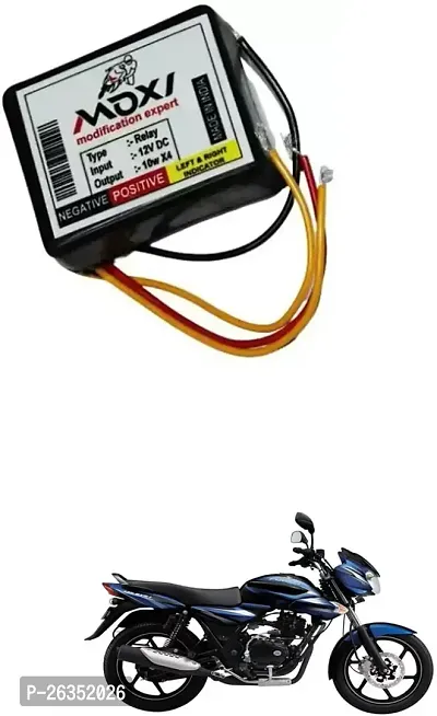 E-Shoppe Front Rear Hazard Relay Flasher Indicator Light for Bajaj Discover 135-thumb0