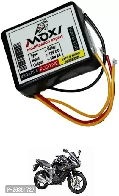 E-Shoppe Front Rear Hazard Relay Flasher Indicator Light for TVS Apache