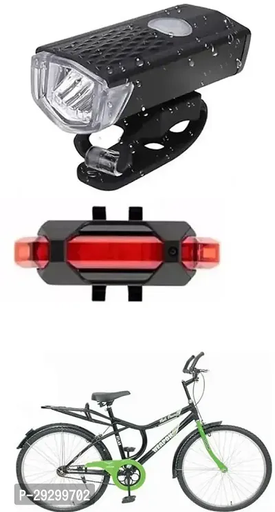 New Cycle Horn with USB Rechargeable Cycle Red Tail Light For WEAPON 24T Cycle-thumb0