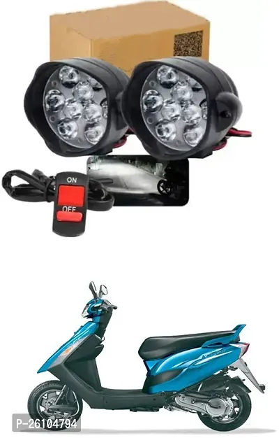 E-Shoppe 9 Led Fog Light For Bajaj Kristal