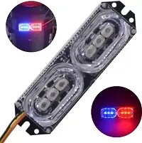 Bike/Scooty License Plate Brake Tail LED Police Red and Blue For Suzuki GSX R1000-thumb2