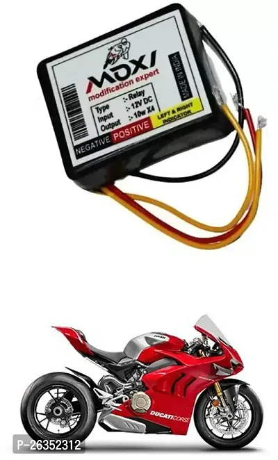 E-Shoppe Front Rear Hazard Relay Flasher Indicator Light for Ducati Panigale