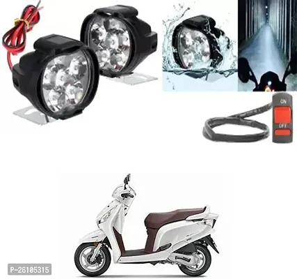 E-Shoppe 6 Led Fog Light For Honda Aviator