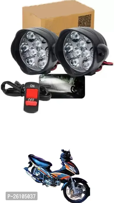 E-Shoppe 9 Led Fog Light For Hero X1