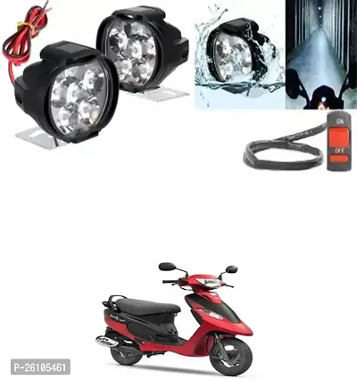 E-Shoppe 6 Led Fog Light For TVS Scooty Pep+-thumb0