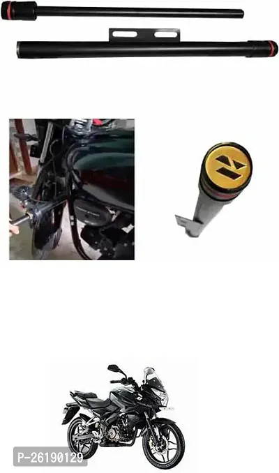 E-Shoppe Stylish Heavy Single Rod Open Leg Guard For Bajaj Pulsar AS 150-thumb0