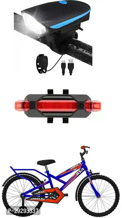 Cycle USB Rechargeable Front Cycle Light Back Tail Light-thumb0