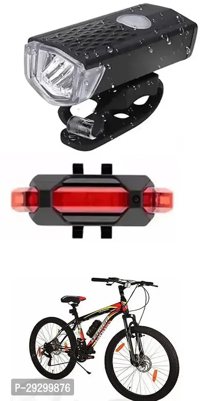 New Cycle Horn with USB Rechargeable Cycle Red Tail Light For Leader Ultima 26T MS With Front Cycle