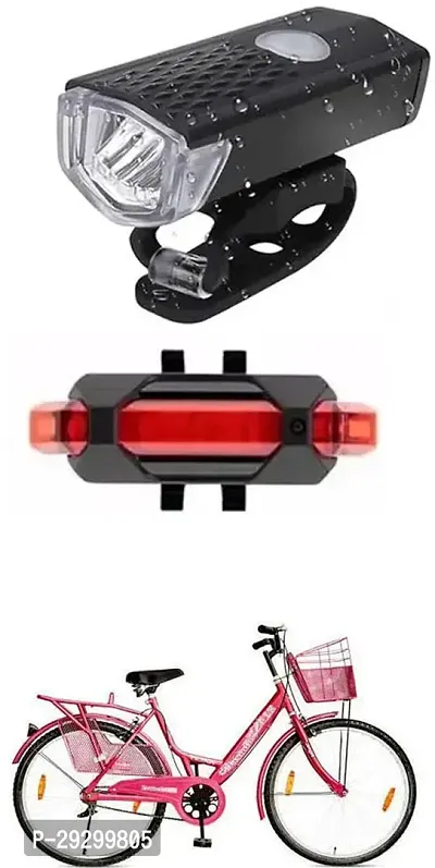 New Cycle Horn with USB Rechargeable Cycle Red Tail Light For Leader Jasmine LX MTB 26T IBC Cycle-thumb0